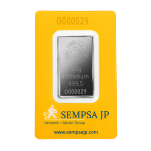 Lingote de Paladio de 31,10 g Sempsa