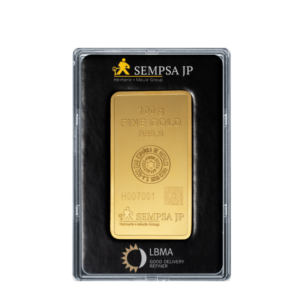 LINGOTE ORO 100 G CARA