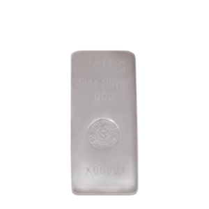 LINGOTE PLATA 250G CARA