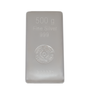 LINGOTE PLATA 500G CARA
