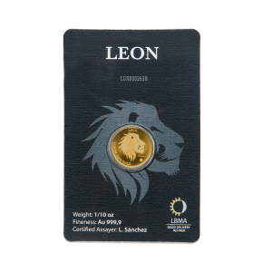 Moneda Leon 1/10 onza