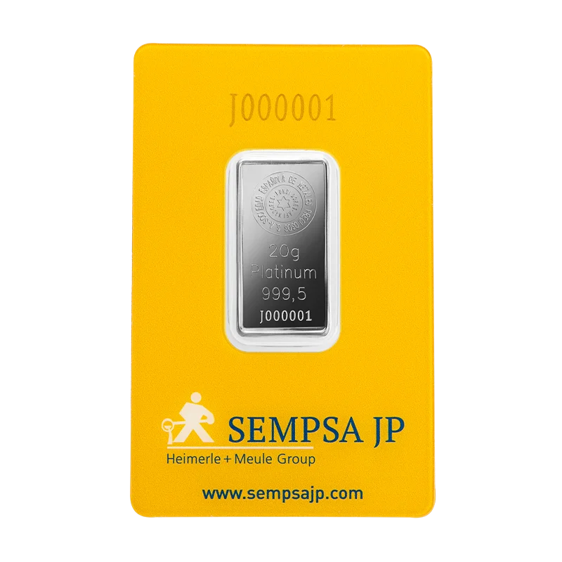 Lingote de Platino de 31,10 g Sempsa