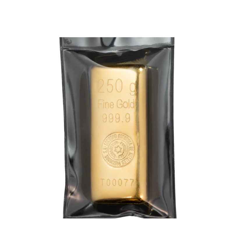 LINGOTE ORO 250 G CARA
