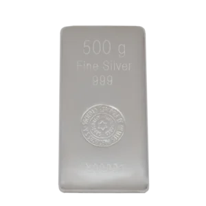 LINGOTE PLATA 500G CARA